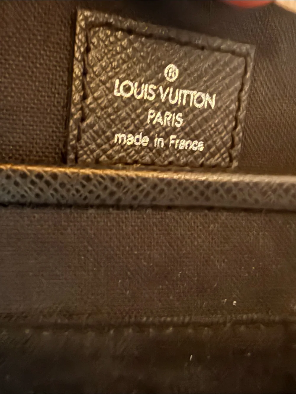 Louis Vuitton Black Epi Business Laptop Briefcase